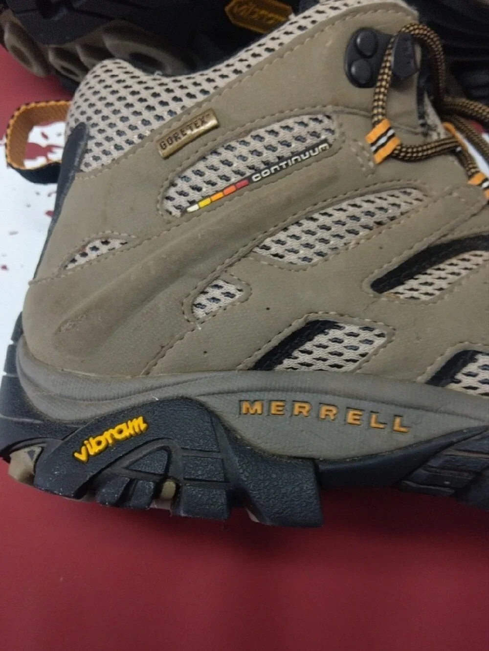 Merrell Olive and Black Trail Boots